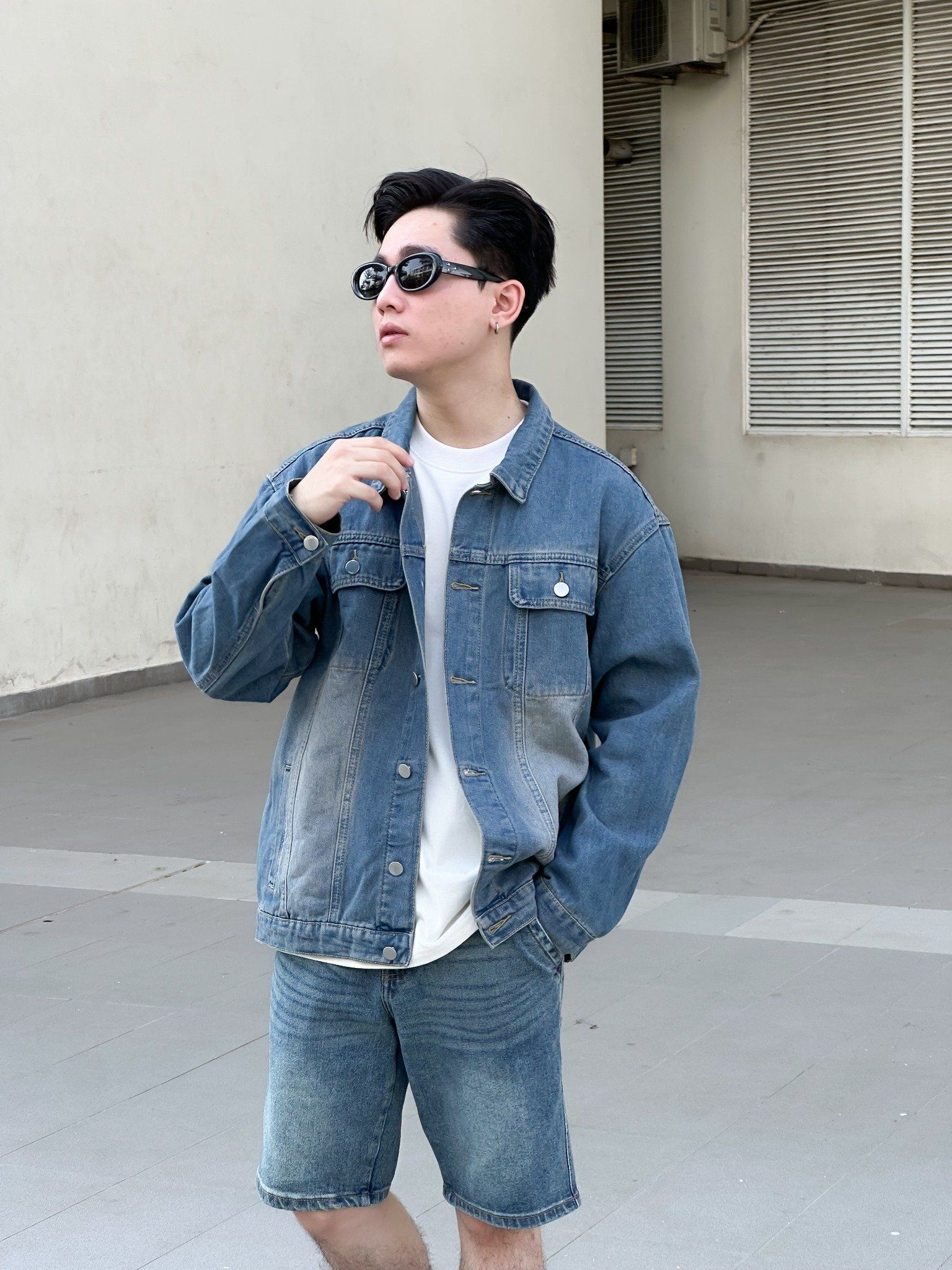 Áo Khoác Jeans Wash AKJ0014