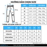  Quần Jean nam xanh nhạt slimfit cơ bản QJD0054 