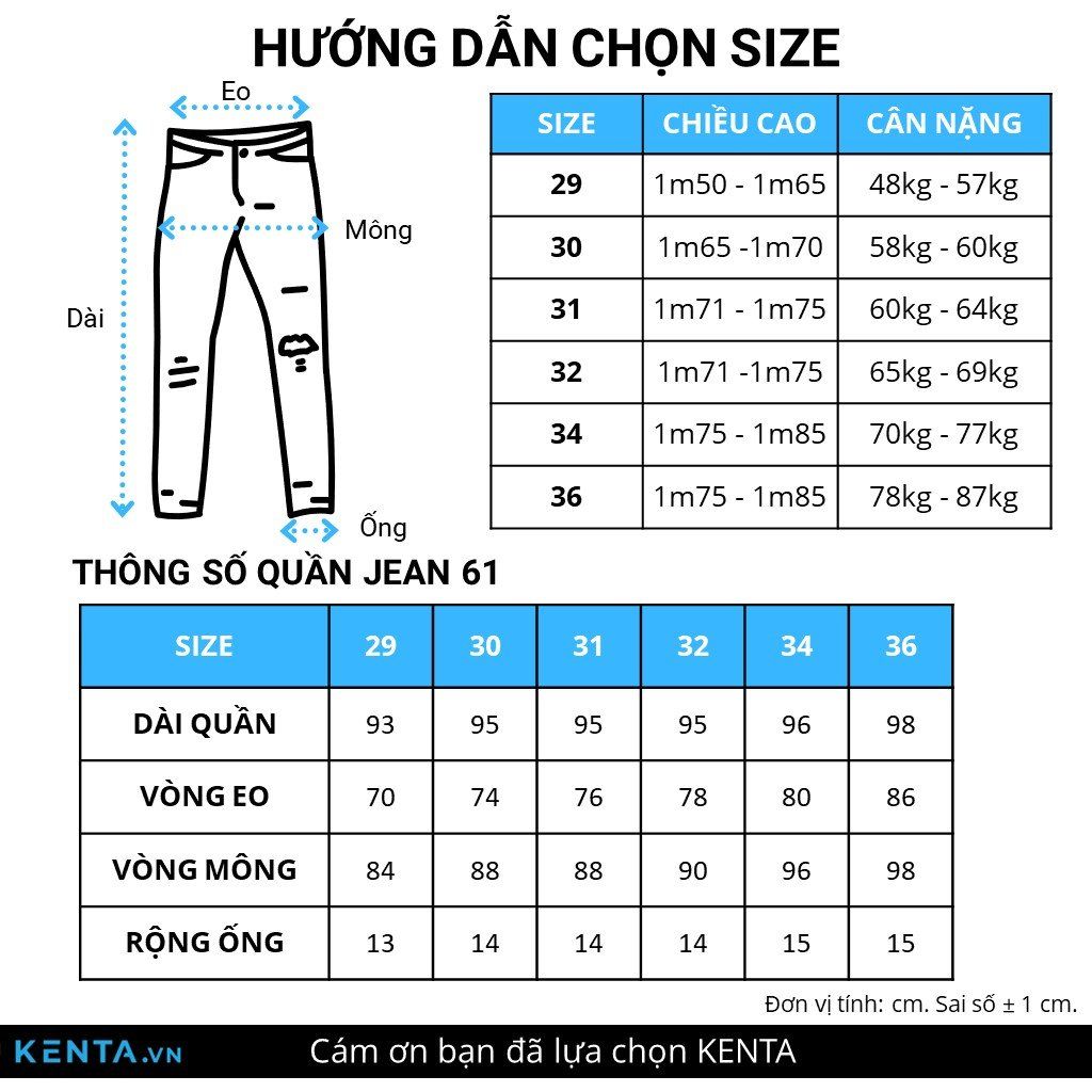  Quần Jean Skinny Nam QJD0061 