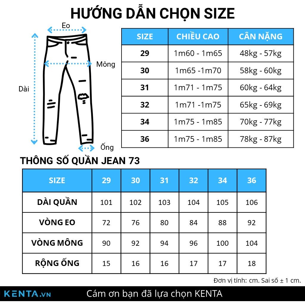  Quần Jeans Nam Co Giãn QJD0073 