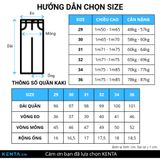  Quần Kaki Nam Xanh Đen QKK0001 