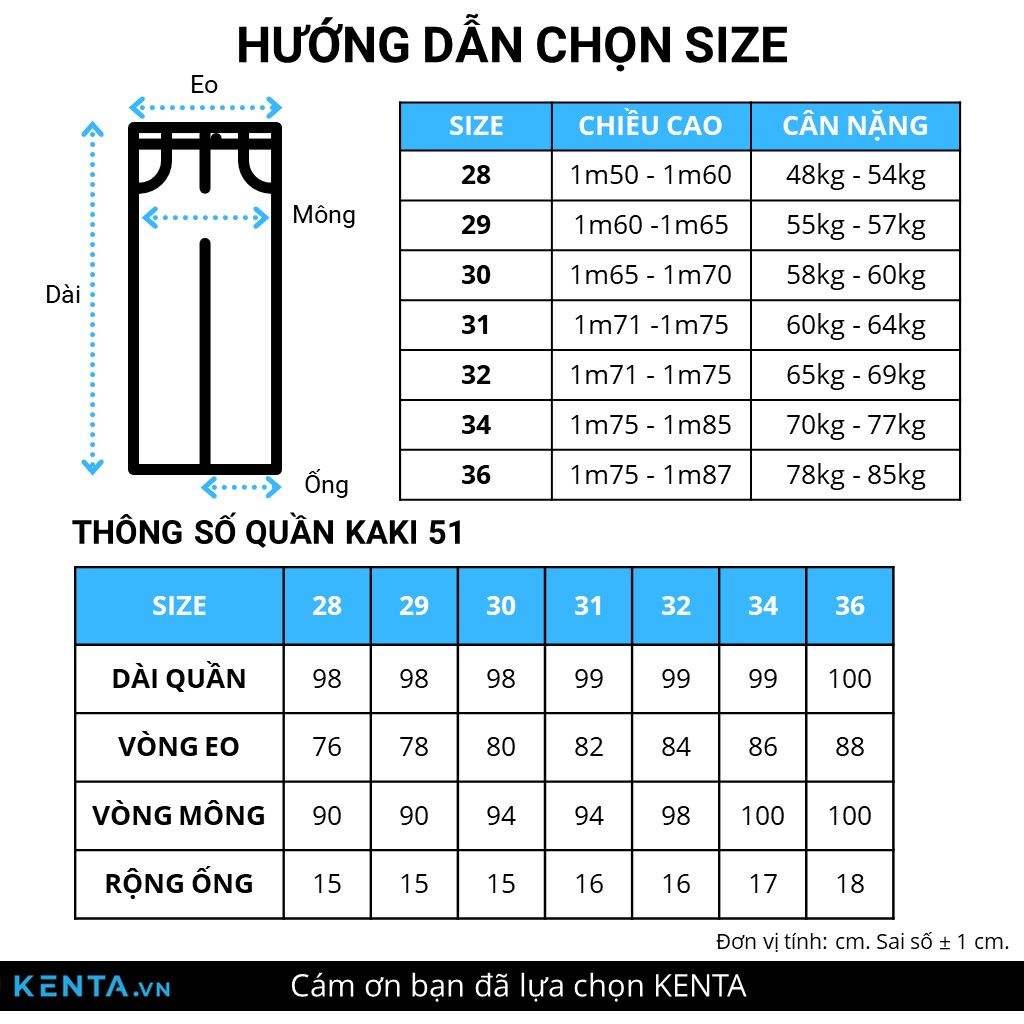  Quần Kaki Nam QKK0051 