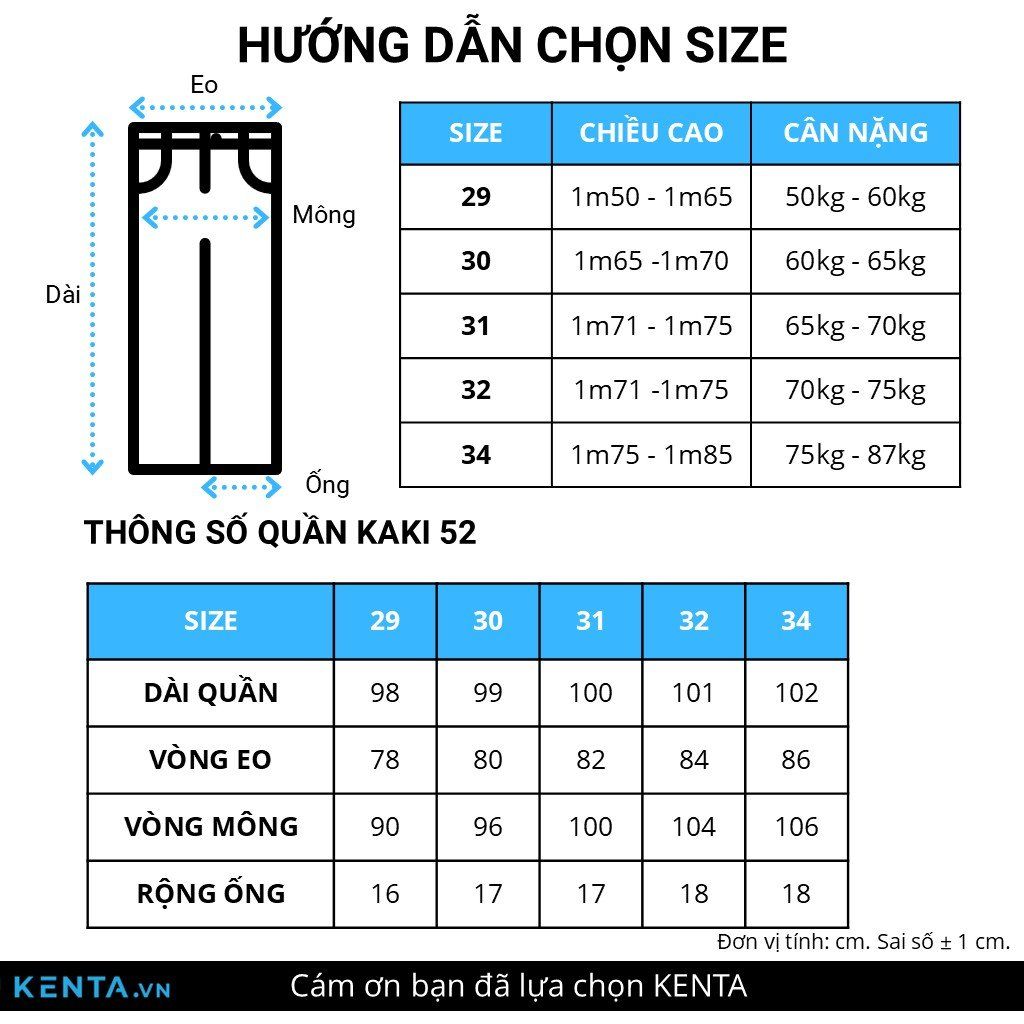 Quần Kaki Dài Nam Co Giãn QKK0052