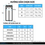  Quần Kaki Dài Đen Slimfit QKK0050 