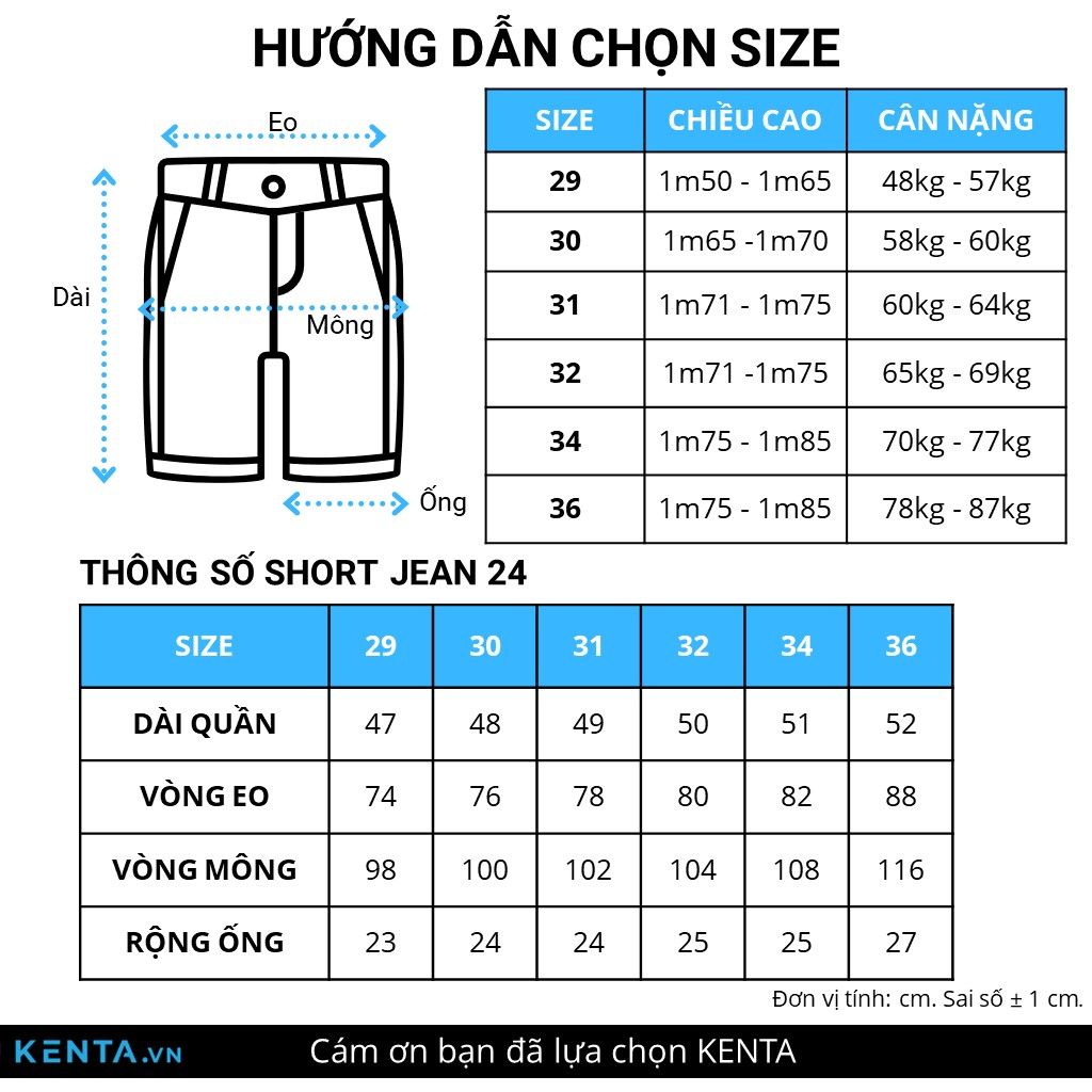  Quần Short Jean QSJ0024 