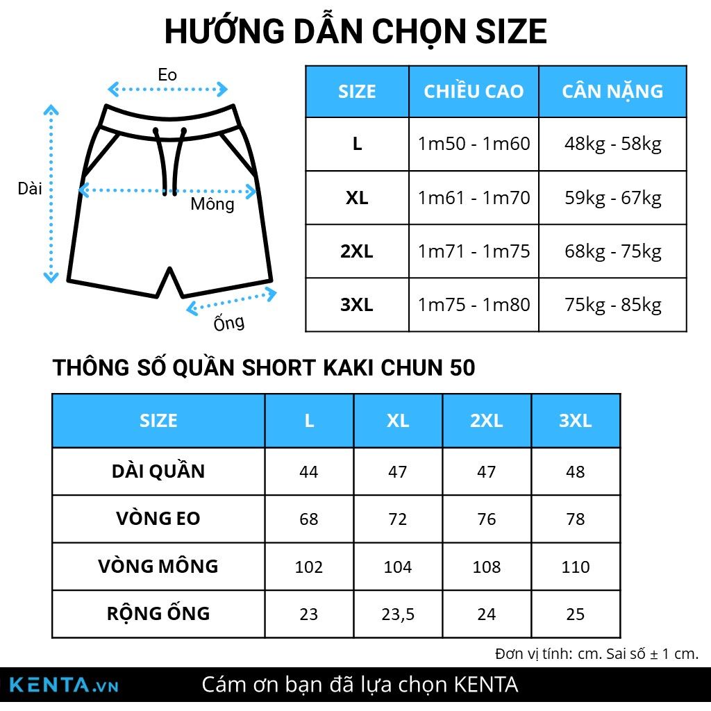  Quần Short Kaki Lưng Thun Có Túi QSL0050 