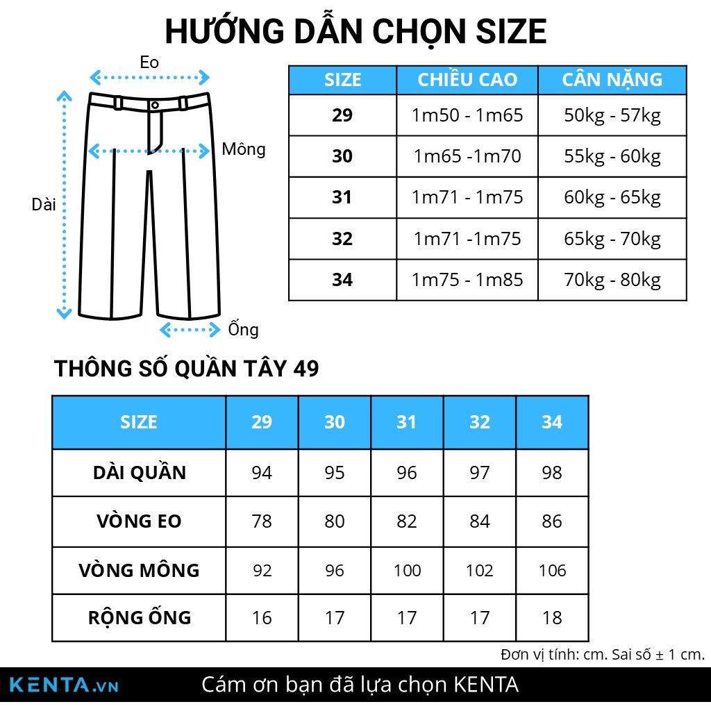 Quần Tây Nam Cạp Chun Ẩn Co Giãn, Dày Dặn QTA0049