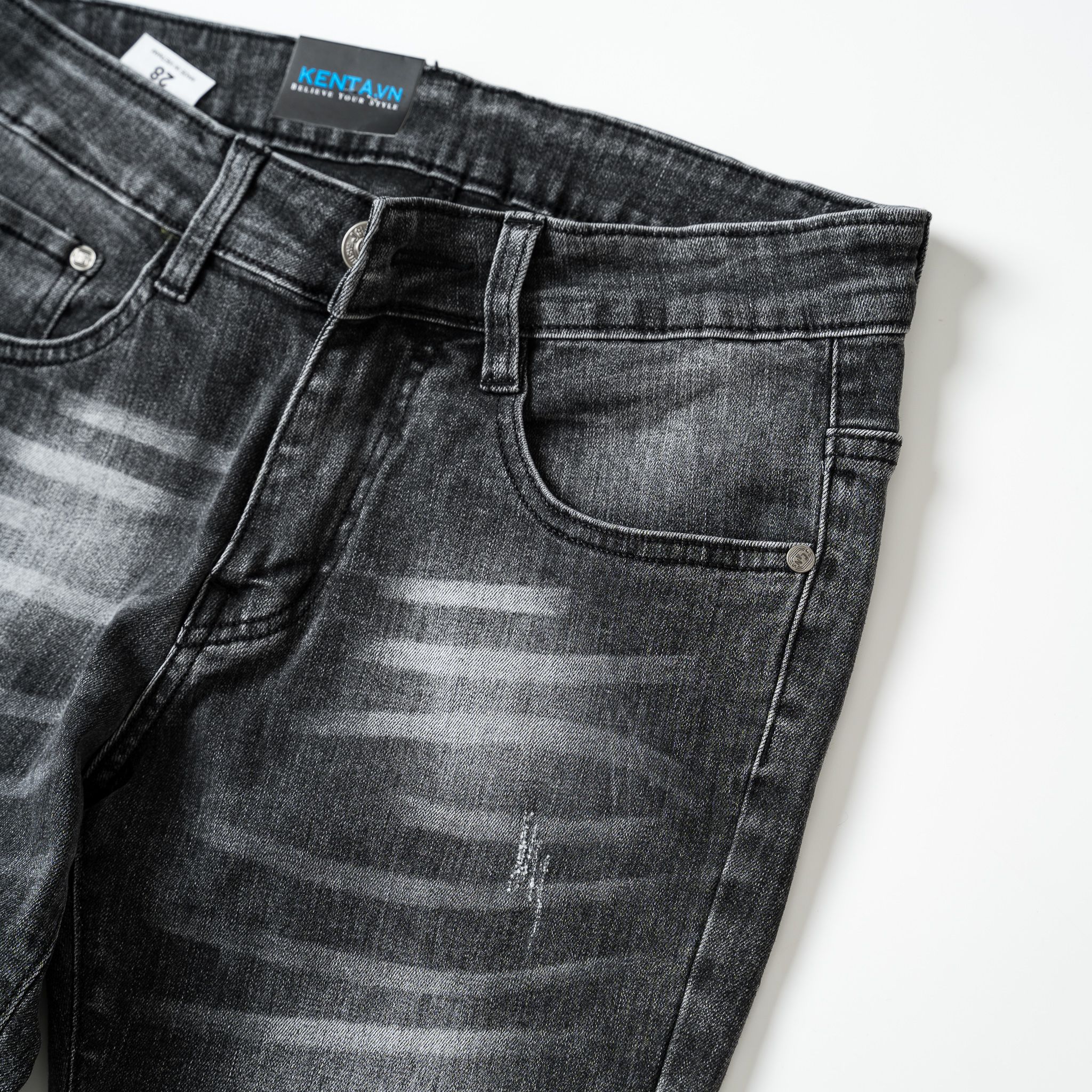 Quần Jean Nam Wash QJD0025