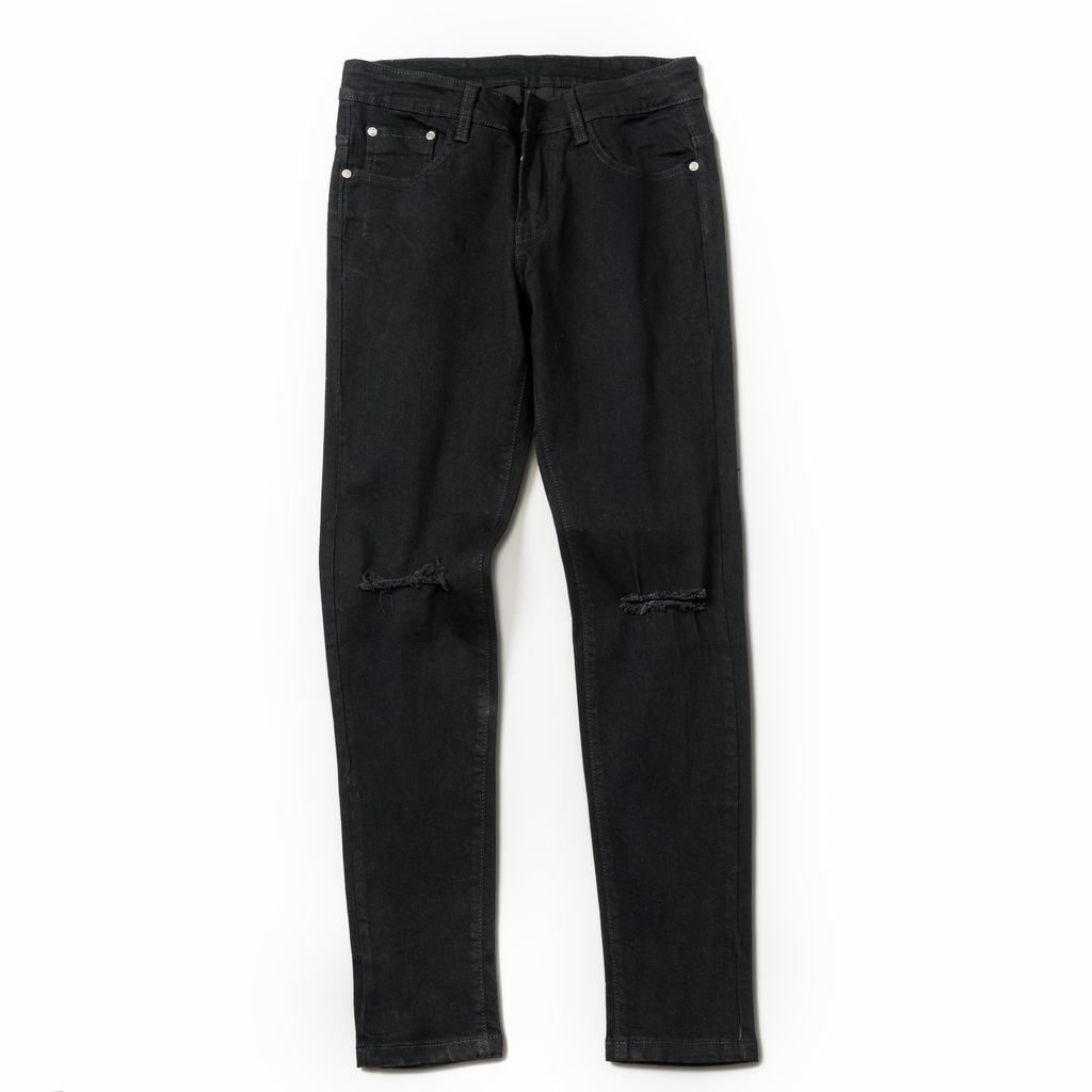 Quần Jean Nam Rách Gối QJD0021