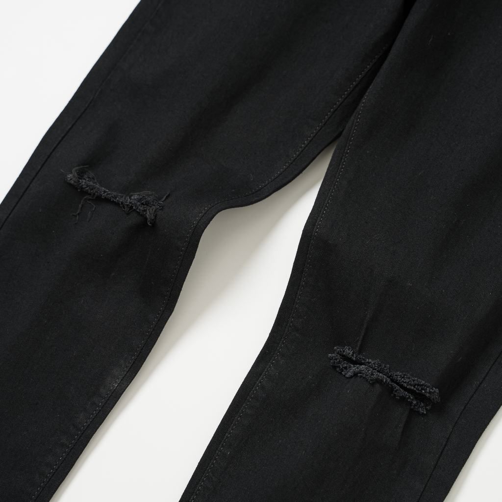 Quần Jean Nam Rách Gối QJD0021