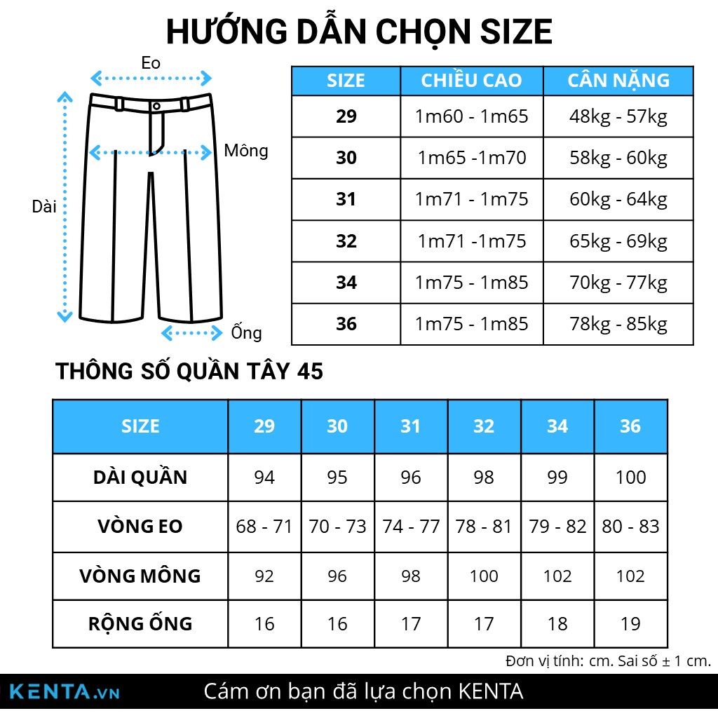  Quần Tây Phối Eo Thun QTA0045 