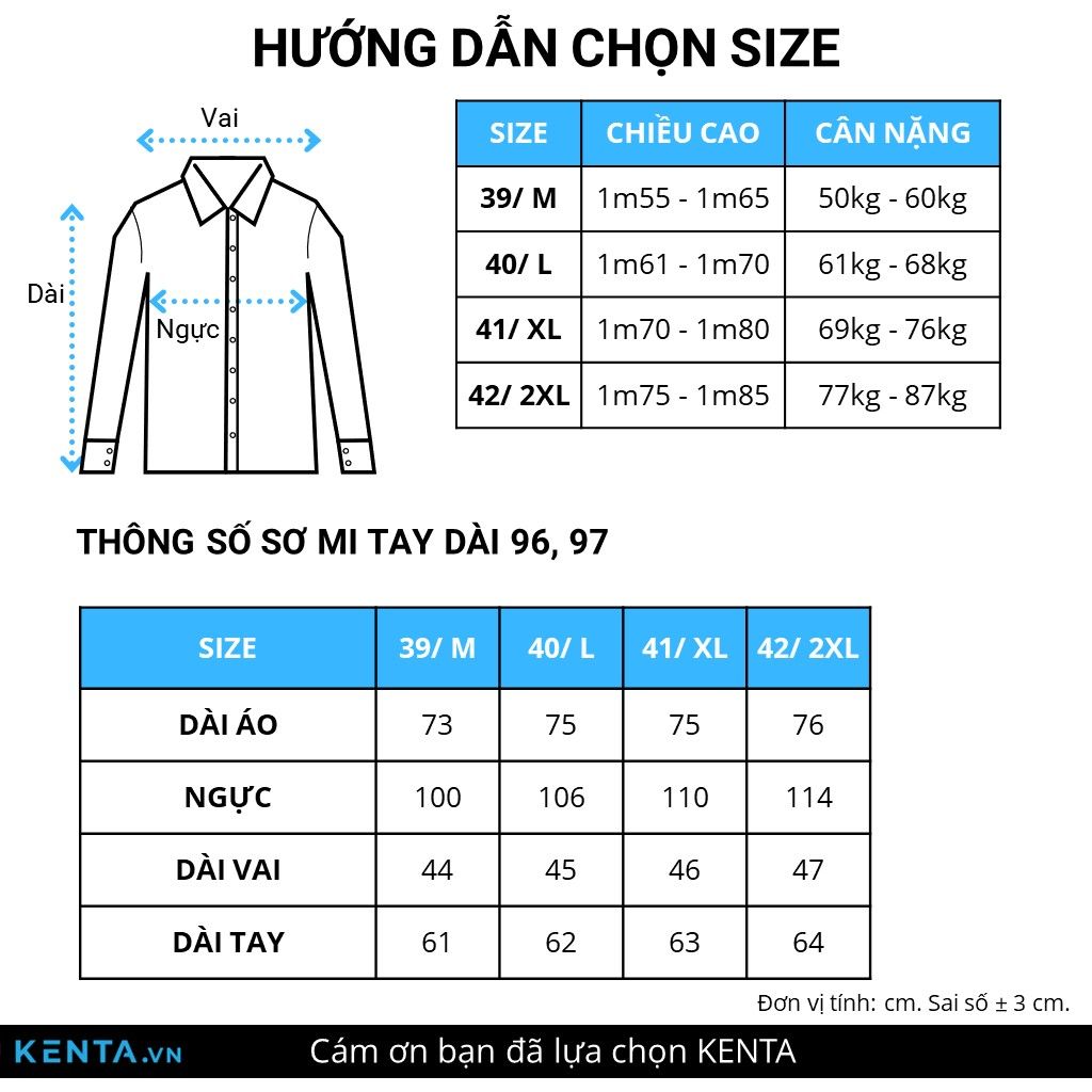  Sơ Mi Cotton Tay Dài SMD0097 