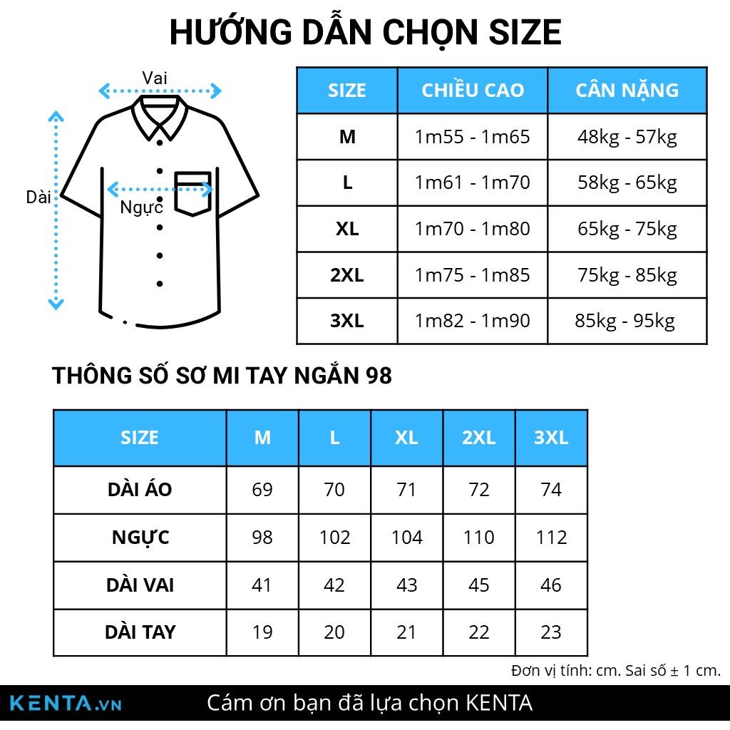 Sơ Mi Nam Tay Ngắn Cotton Co Giãn SMN0098