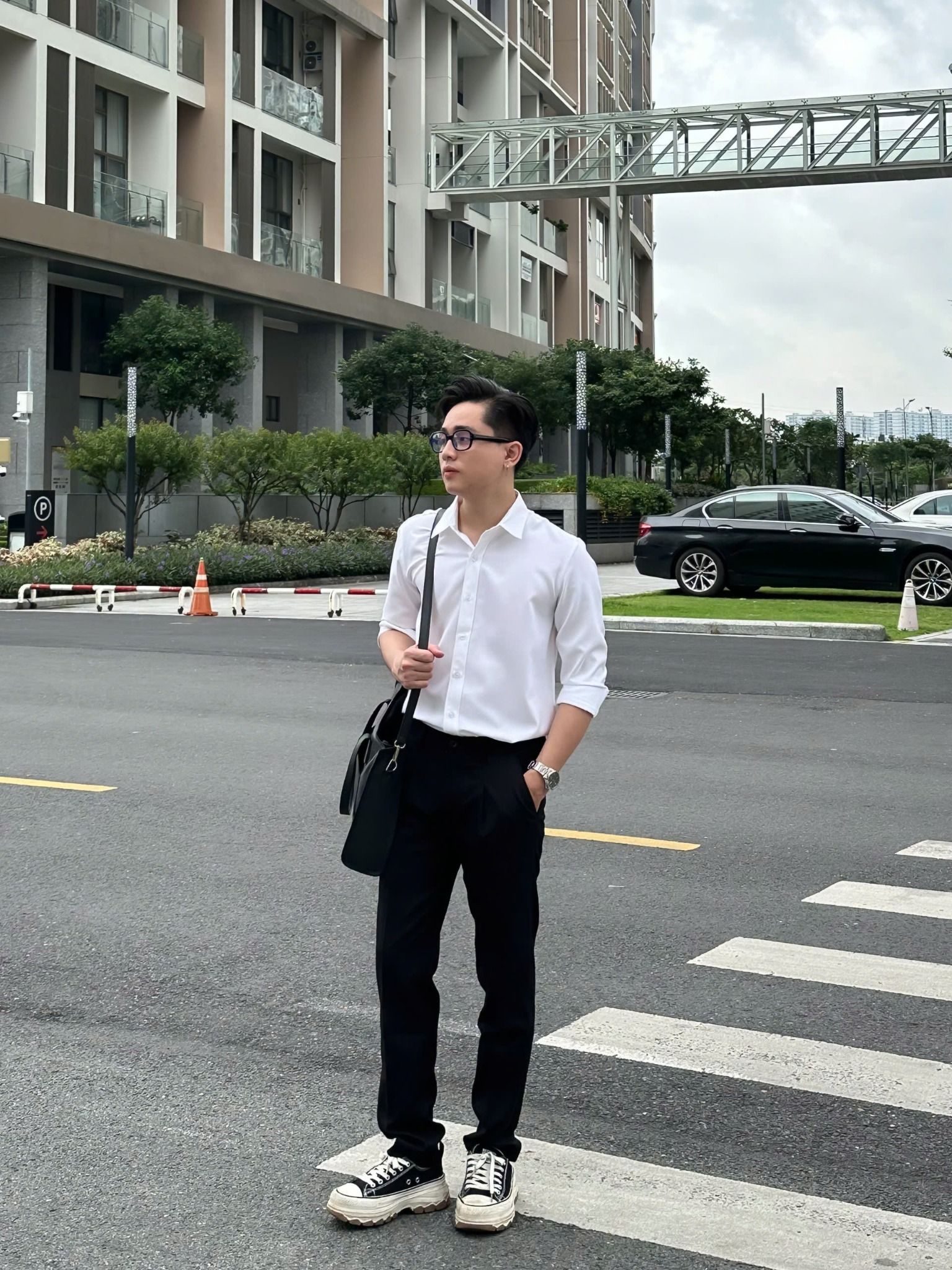 Quần Tây Phối Eo Thun QTA0045