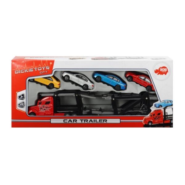 203745000 Xe kéo kèm 4 ô tô Dickie Toys
