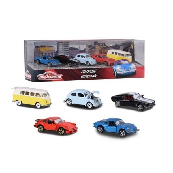 212052013 Bộ 5 Xe Mô Hình MAJORETTE Vintage 5 Pieces Giftpack