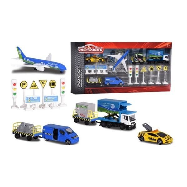 212057720038 Bộ Đồ Chơi Mô Hình Dịch Vụ Sân Bay MAJORETTE Big Airport Service Theme Set