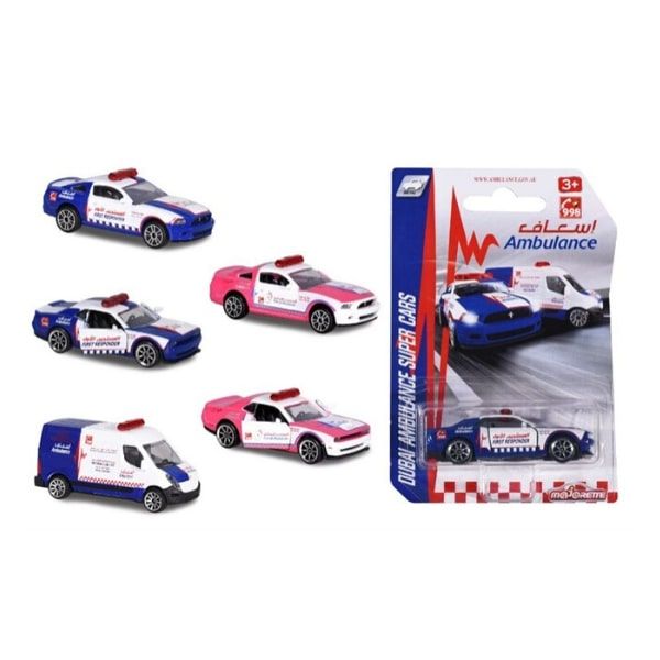 212057181A47 Xe Mô Hình MAJORETTE Dubai Ambulance Super Cars