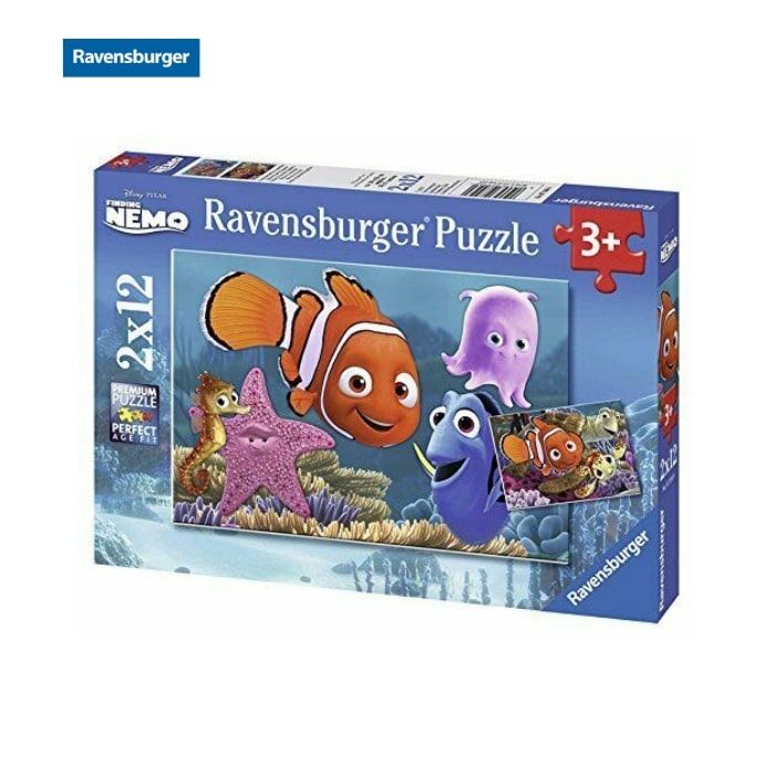 Xếp hình puzzle cuộc phiêu lưu của Nemo 2 bộ 12 mảnh Ravensburger 07556 0