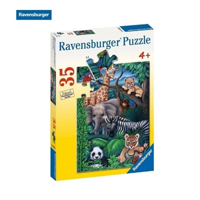 Bộ xếp hình puzzle động vật hoang dã 35 mảnh Ravensburger 08601 6