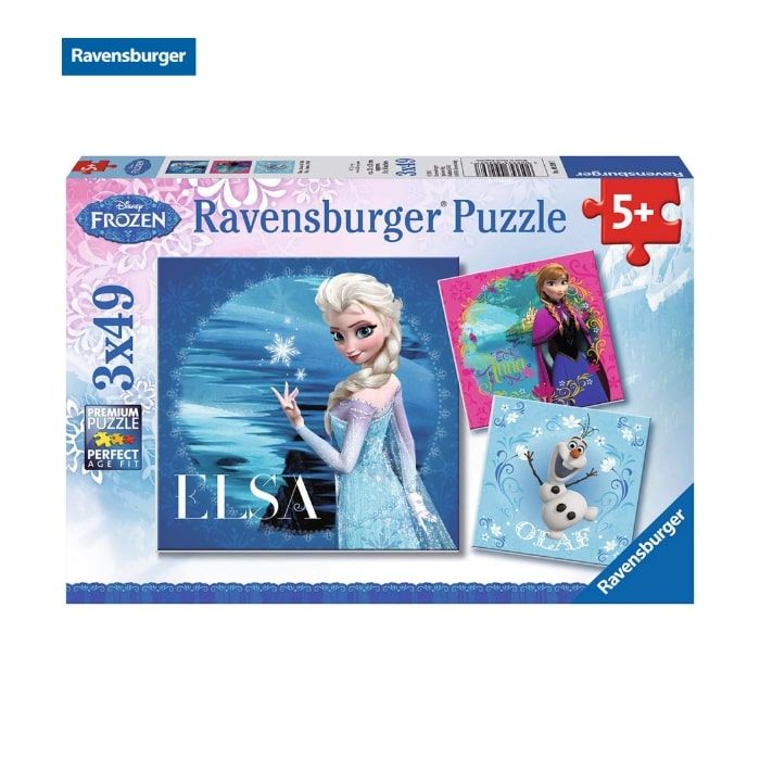 Xếp hình puzzle Frozen 3 bộ 49 mảnh Ravensburger 09269 7