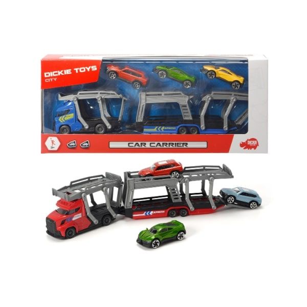 203745008 Bộ Đồ Chơi Xe Kéo Kèm 3 Ô Tô DICKIE TOYS Car Carrier