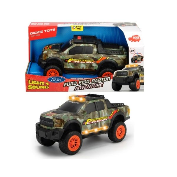 203756001EFS Đồ Chơi Xe Địa Hình DICKIE TOYS Ford F150 Raptor - Adventure
