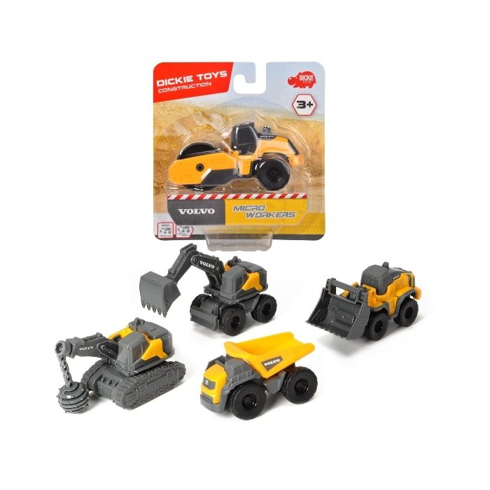 203341037 Đồ Chơi Xe Xây Dựng DICKIE TOYS Mini Volvo Blister