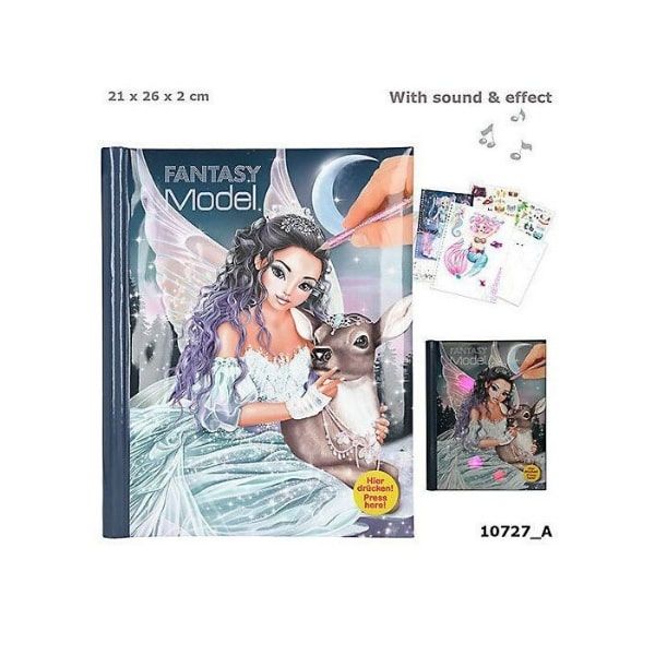 TM410727 BST thiết kế thời trang Fantasy Model Colouring Book With LED & Sound
