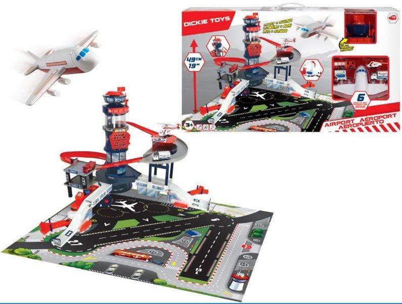 203749007 Bộ Đồ Chơi Mô Hình Sân Bay DICKIE TOYS Airport
