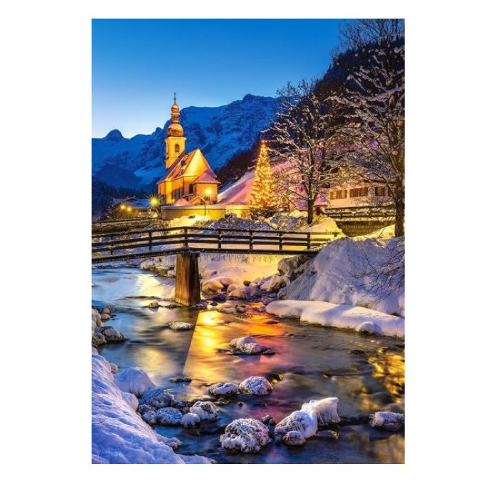 B53063 Xếp hình puzzle Night in Ramsau, Germany 500 mảnh Castroland