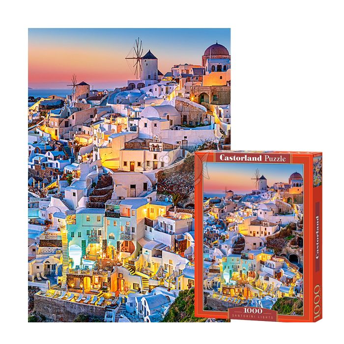 C103522 Xếp hình puzzle Santorini Lights 1000 mảnh Castroland