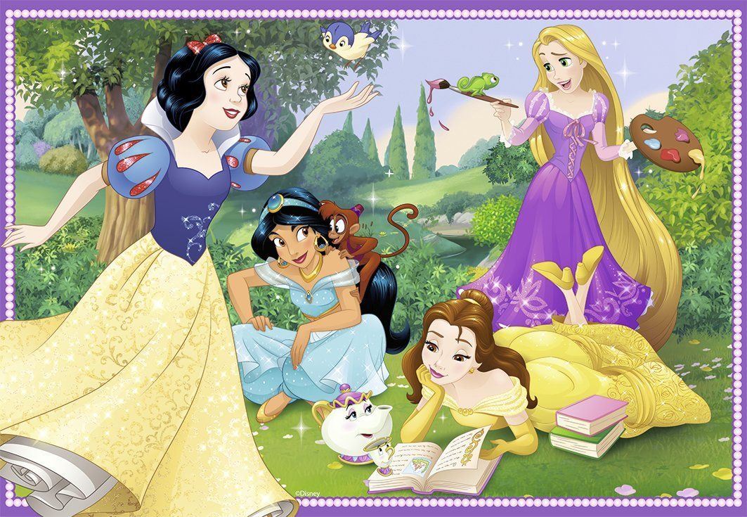 Xếp hình puzzle chủ đề công chúa Disney 2 bộ 12 mảnh Ravensburger RV07620 8