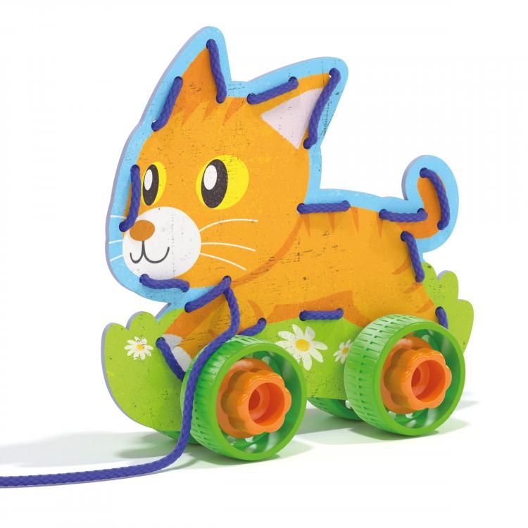 Trò chơi xâu dây kết hợp chuyển động Quercetti - Montessori 0612