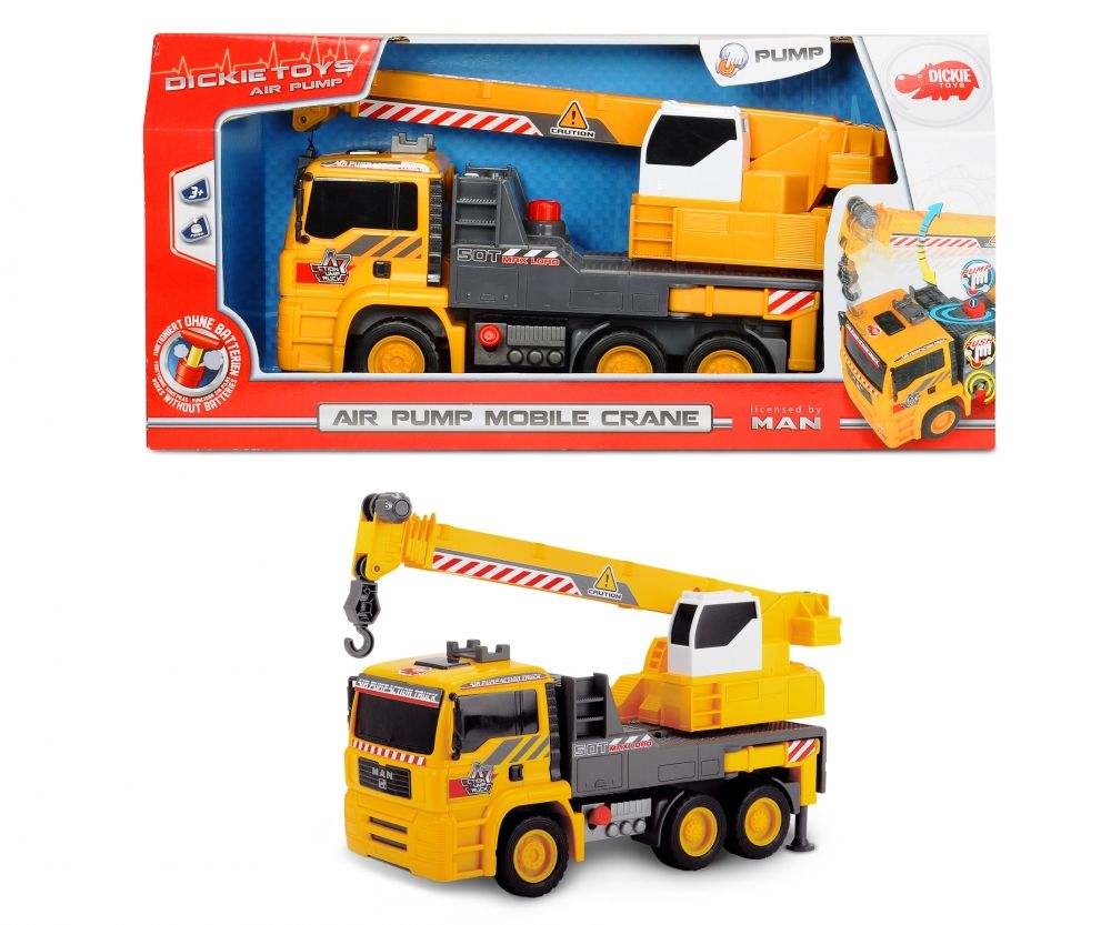 203806003 Đồ Chơi Xe Kéo Air Pump Mobile Crane DICKIE TOYS (31 cm)