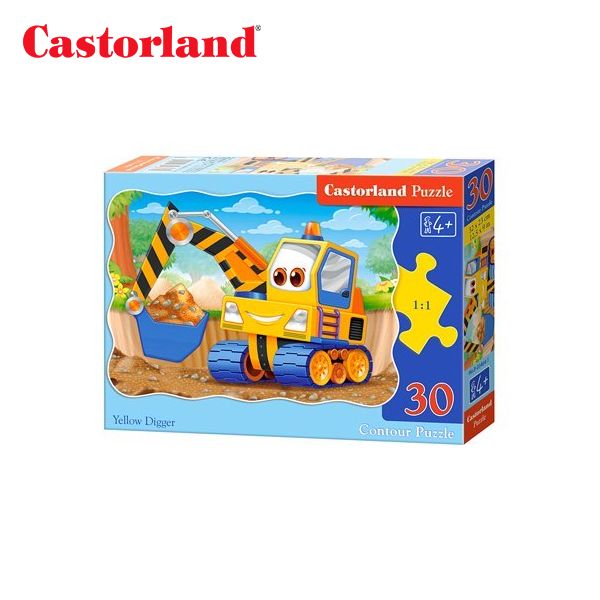 B034641 xếp hình puzzle Yellow Digger Castorland