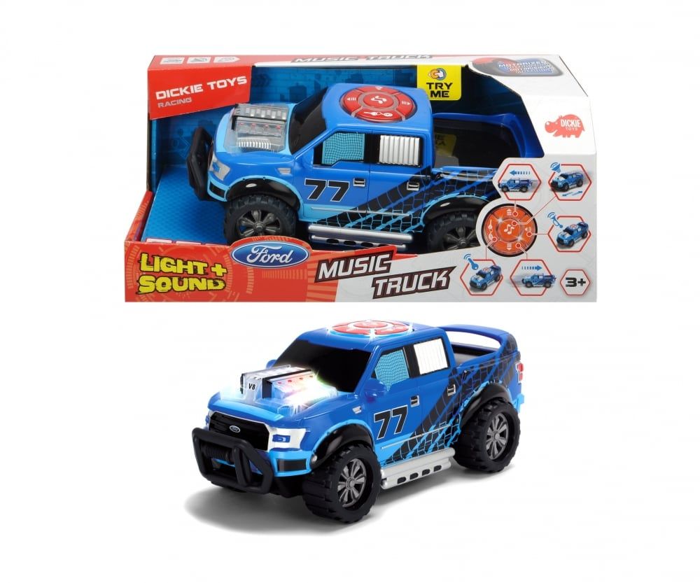 203764004 Đồ Chơi Xe Tải Âm Nhạc DICKIE TOYS Music Truck (23 cm)