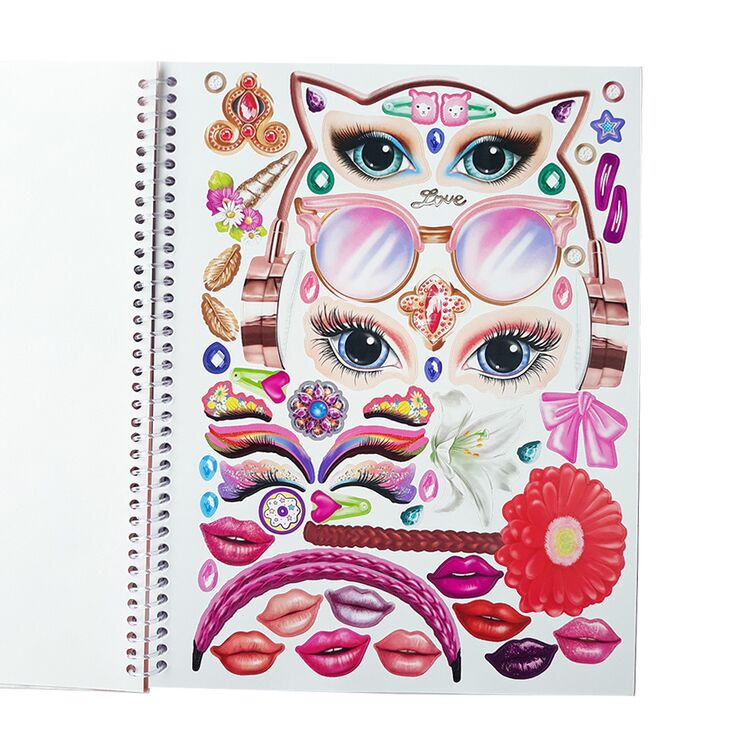 BST thiết kế thời trang TOPModel Make-Up sticker Book TM10728