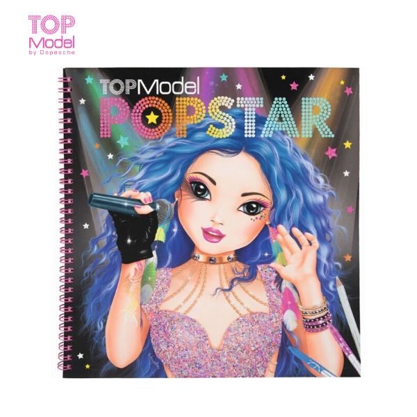 TM48493 BST thiết kế tô màu chủ đề Popstar Topmodel