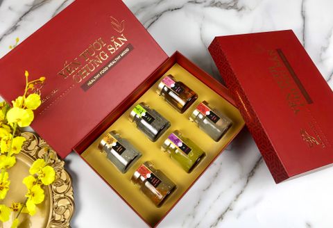 Phiên bản đỏ - Hộp quà full 6 vị Yến Tươi chưng sẵn (70ml)