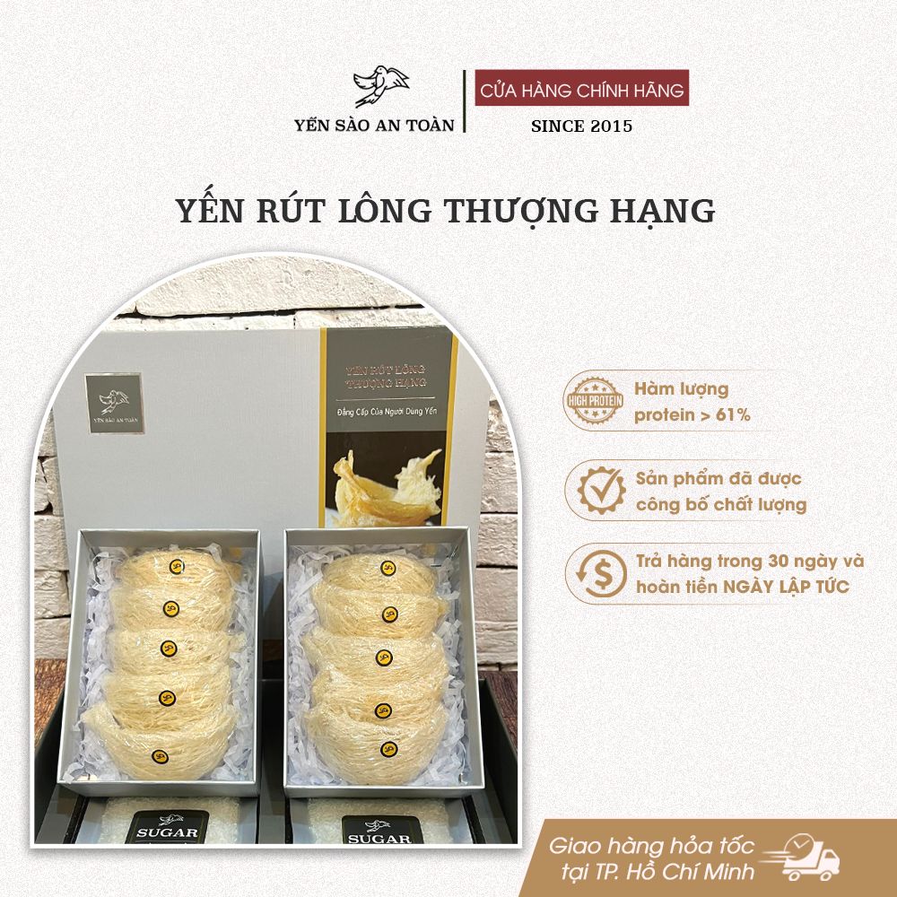 Yến Nguyên Tổ Rút Lông Thượng Hạng