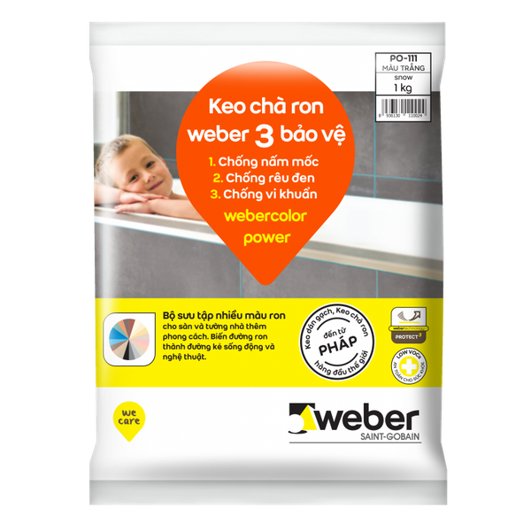 Webercolor  Power - Keo chà ron Weber PO 111, PO115 , PO115