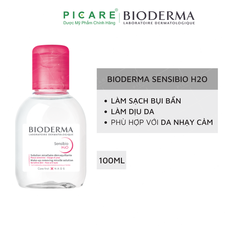 Nước Tẩy Trang Và Làm Sạch Dành Cho Da Nhạy Cảm Bioderma Sensibio H2O 100ml