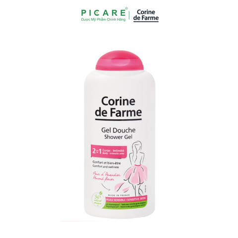 Sữa Tắm 2 Trong 1 Corine De Farme Shower Gel 2 in 1 250ml