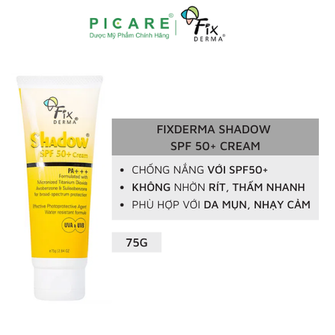 Kem Chống Nắng Fixderma Shadow SPF50+ Cream 75g