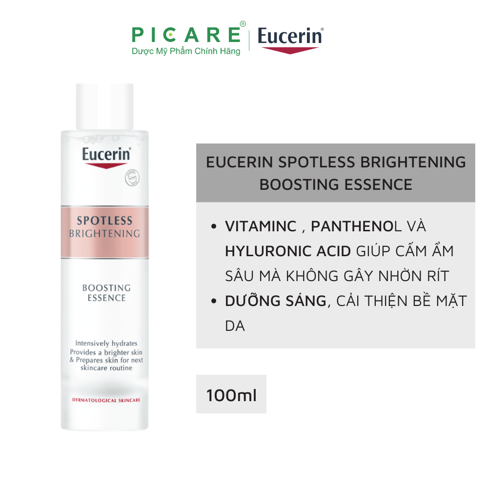 Nước dưỡng ẩm làm sáng da Eucerin Spotless Brightening Boosting Essence 100ml - 98356