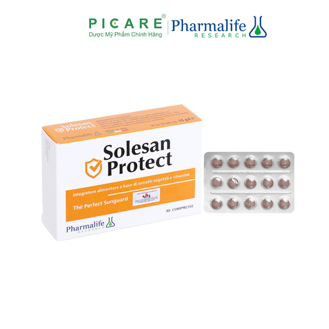 Viên Uống Chống Nắng Và Sáng Da Pharmalife Solesan Protect 30 Viên