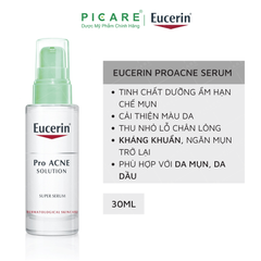 Tinh Chất Dưỡng Cho Da Mụn Eucerin Pro Acne Solution Super Serum 30ml – 89751