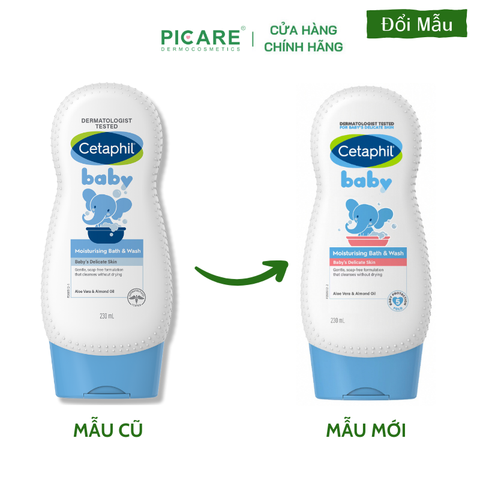 Sữa Tắm Dưỡng Ẩm Cho Bé Cetaphil Baby Moisturising Bath & Wash 230ml