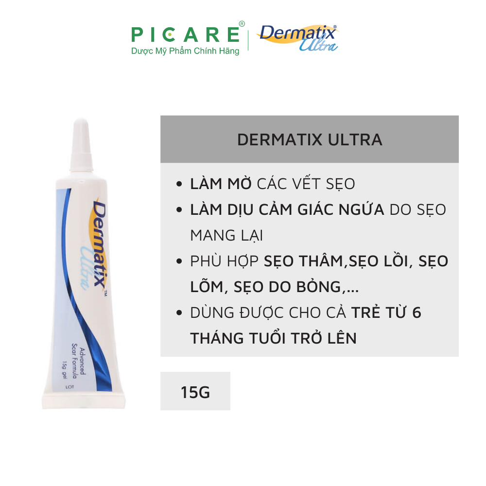 Dermatix Kem Hỗ Trợ Trị Sẹo Ultra 15g